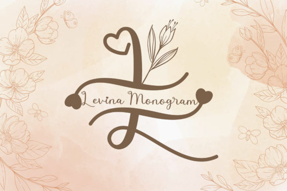 A Practical Look at Levina Monogram Font for Elegant Design Projects