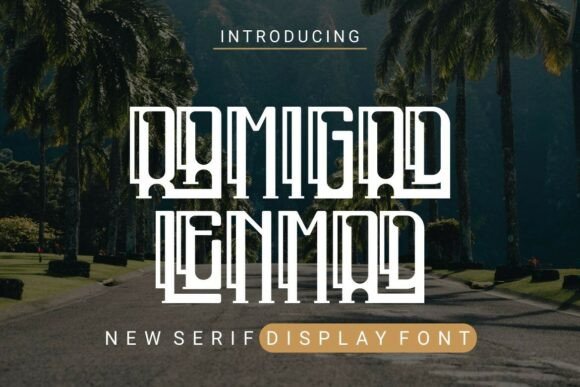 Architectural Typography: Integrating the Ramigad Lenmad Font into High-Concept Design Workflows