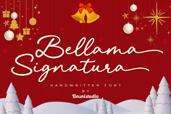 Bellama Signatura Font: Unlocking Elegance for Your Holiday Designs
