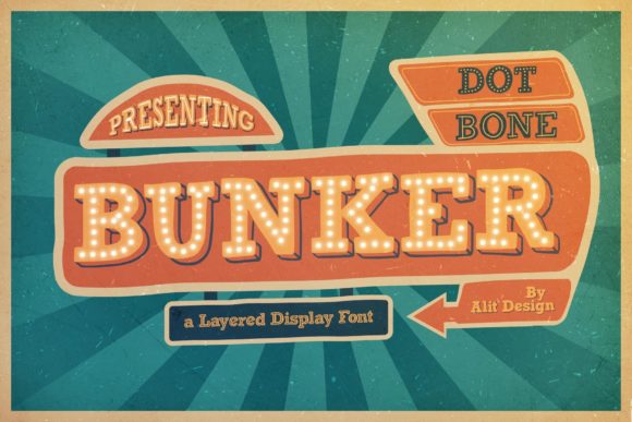 Bunker Font: The Bold Typeface Reviving Retro Design