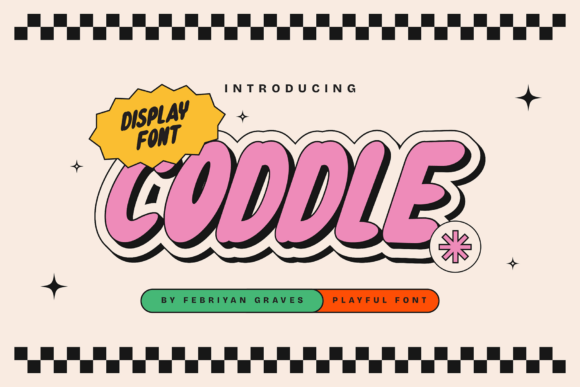 Coddle Font: Retro Playfulness for Modern Design