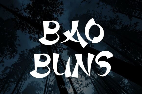 Embodying Ancient Mystique: The Artistic Power of the Bao Buns Font