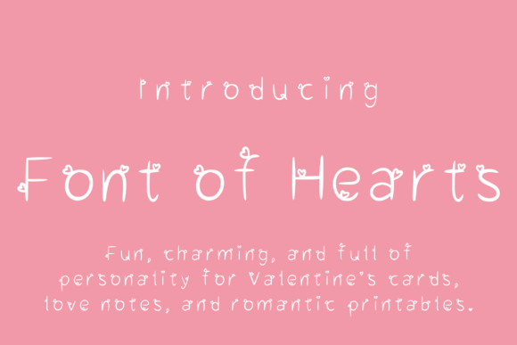 Font of Hearts: Weaving Romance into Your Designs