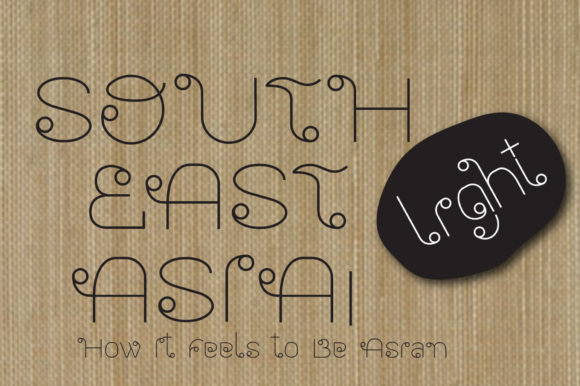 How Southeast Asia Light Font Brings Elegant, Modern Energy to Your Designs
