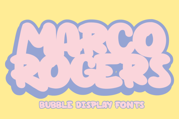 Marco Rogers Font: The Bubbly Graffiti Typeface for Bold Creators