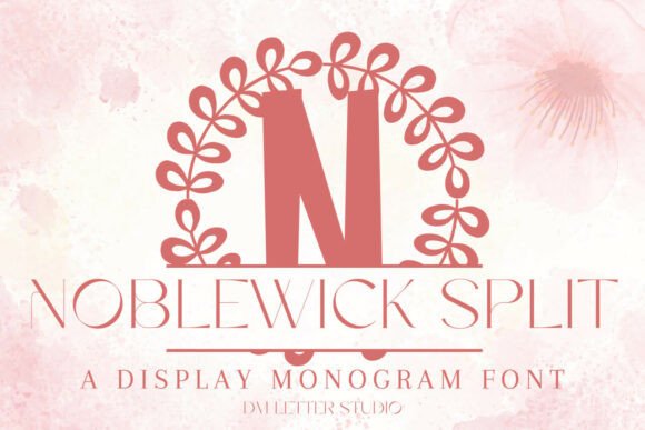 Noblewick Split Monogram Font: A Strategic Approach to Timeless Personalization
