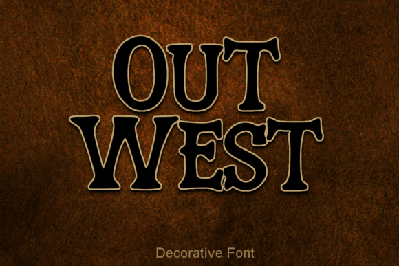Out West Font: Integrating Frontier Spirit into Modern Design Projects