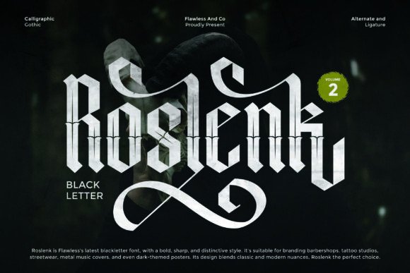 Roslenk Volume 2: Bold Blackletter for Modern Design