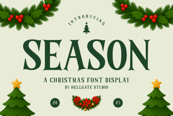 Season Font: Blending Classic Serifs with Holiday Spirit