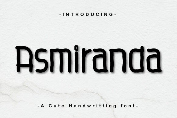 The Asmiranda Font: Bridging Digital Precision and Human Touch in Modern Design