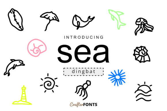 Unleashing Creativity with Sea Doodle Font: A Designer's Guide to Dingbat Magic
