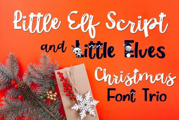 Unwrapping the Little Elf Trio Font: A Modern Solution for Festive Branding and Design