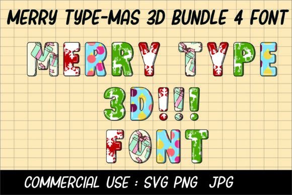 Unwrapping the Merry Type-Mas 3D Font: A Designer's Guide to Festive Typography