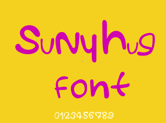 Warmth in Every Letter: Exploring the Suny Hug Font